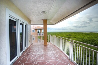Large balcony for coffee or cocktails outside over
