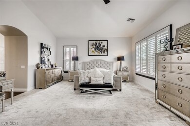 Master Bedroom large enough for a king size bed an