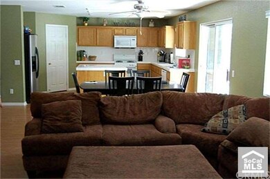 Open Living Room to Kitchen With Island