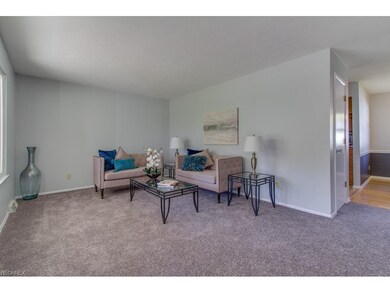 Easy flow from the living into the dining room.
