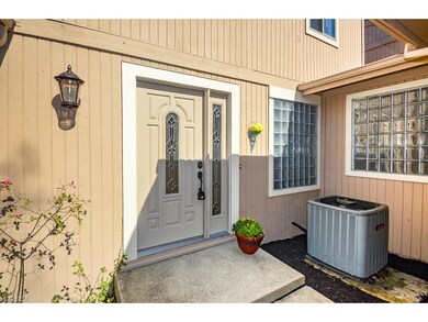 Wonderful private entry with landscaping