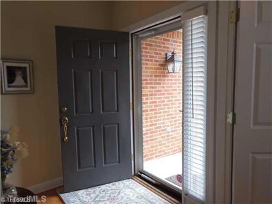 Entry. Front Entry with Glass Storm Door