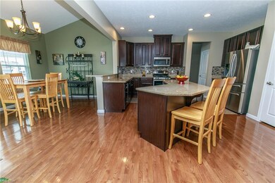Upgraded Kitchen with Hardwood Floors, Vaulted Mor