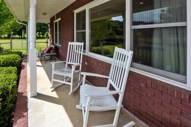Covered front porch