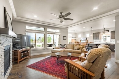 Open floor plan; living room, dining room, and kit