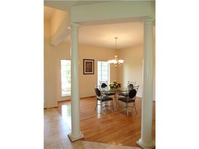 Dining Room. The open and dramatic dining room off
