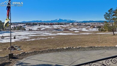 Custom 30x17 Concrete Patio with Mountain Views.