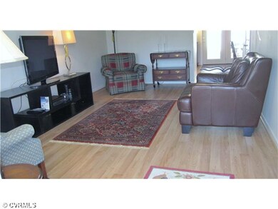 Living Room - Beatiful wood floors extend througho