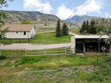 back of the house and canyon views