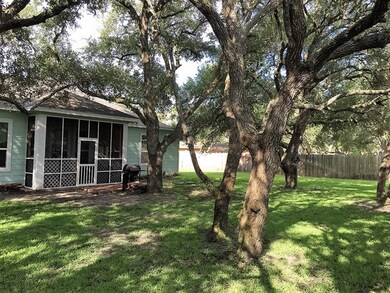 Screened Porch and Back Yard