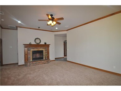 Living Room. Large living room with custom crown m