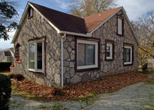 Front/Side View of Home