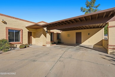 2 space Carport with storage