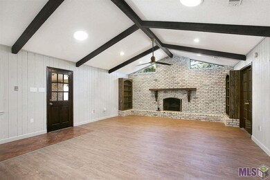This den has been nicely updated with fresh paint!