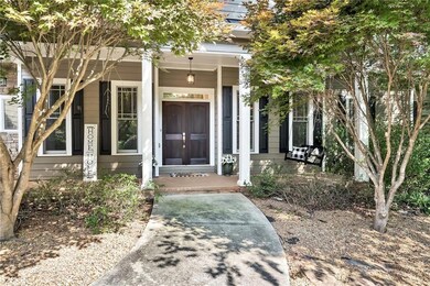 Welcoming front porch