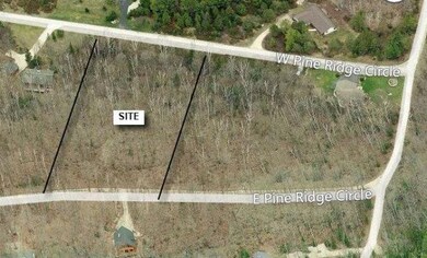 Lot runs between the two roads