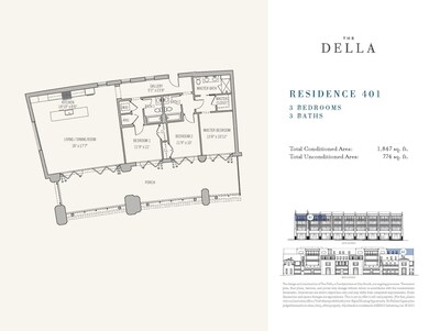 The Della Floorplan 401