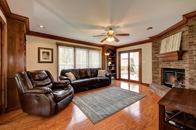 Warm Family Room, Exit to Deck