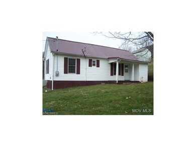 South side of home with porch