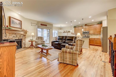 The open concept floorplan gives a great feeling o