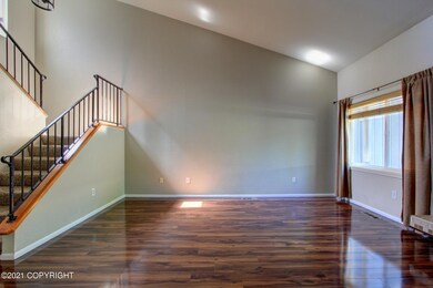 Living Room w/Vaulted Ceiling
