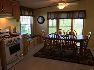 Eat in-kitchen with pretty window seat