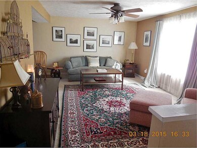 Living Room. The huge picture window brings in the