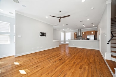 Current view of main living area, located on the s