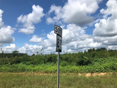 87 sign in front of Plot C