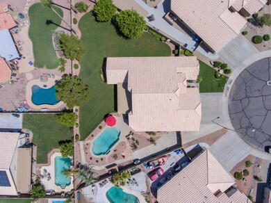 Overhead View of Backyard