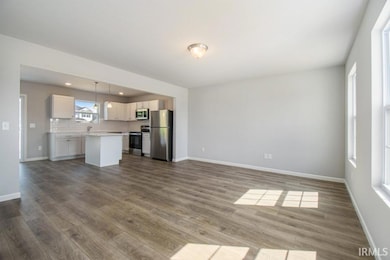 Large great room with durable, easy to maintain fl