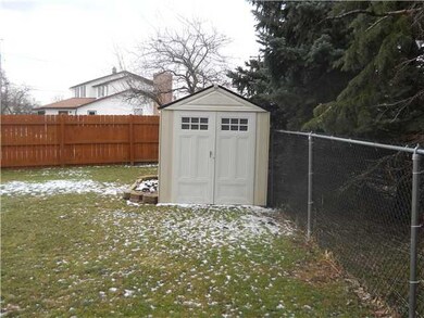 Exterior Back shed included