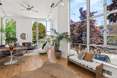 Windows, windows, and more windows. You can't beat an end unit with vaulted ceilings.