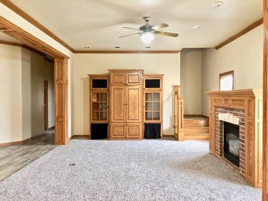 Very light and bright fun living room.