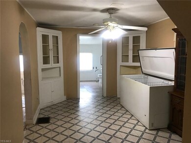 Large Dining room with built ins. (freezer does no