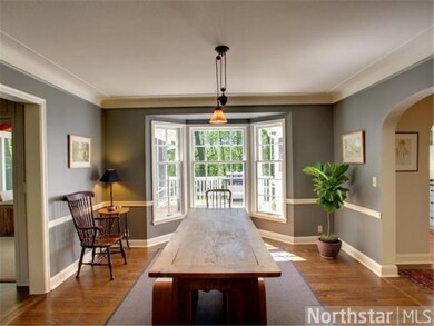 Separate dining room with great views of backyard.