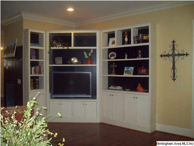 Custom Built-In Media Center with Bead Board