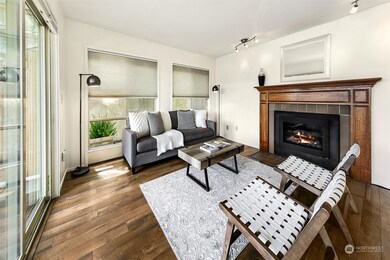  A lovely gas fireplace to keep you cozy on those chilly nights.