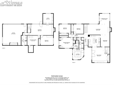 Main and Lower Floor Plan