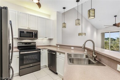 Open kitchen looking over the dining/living room