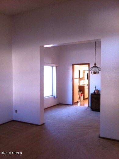 Looking into dining room from living rm