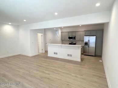 living to kitchen
