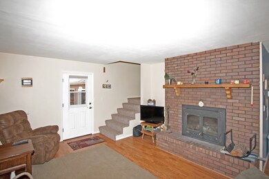 Large Wood Fireplace