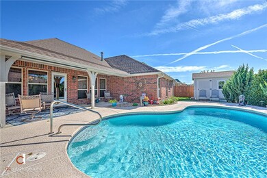 Pool railing is able to come in & out of the pool when the pool gets winterized so the covering can go on. Currently it is out as the pool was just winterized.