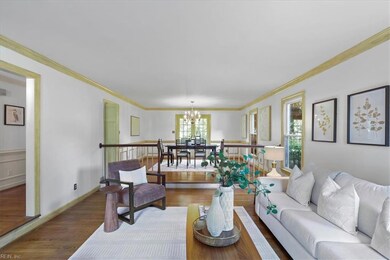 Natural light abounds in this elegant space.