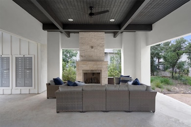 View of patio / terrace with an outdoor living sp