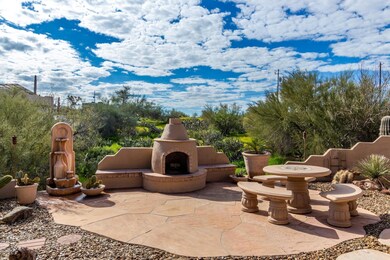 Courtyard Fireplace
