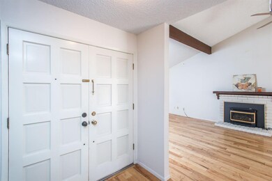 Wide double door entry. All one level flooring, co