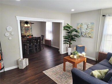 Welcoming living room.