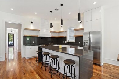 Kitchen and custom island